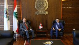 وزير الدفاع استقبل النائب رازي الحاج