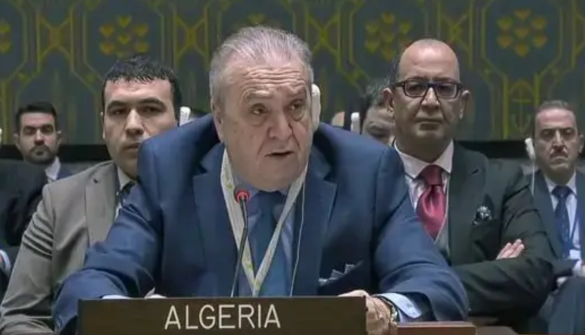 الممثل الدائم للجزائر لدى الأمم المتحدة: اعتداءات “الاحتلال الصهيوني” على إيران تمثل انتهاكاً فاضحاً