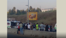 جريحان بحادث سير على اوتوستراد صيدا- صور في الصرفند