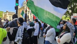 تظاهرة في شيكاغو تطالب بوقف المساعدات لإسرائيل وفرض حظر أسلحة فوري