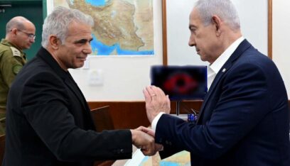 نتنياهو يلتقي لابيد لإطلاعه على تحديثات أمنية
