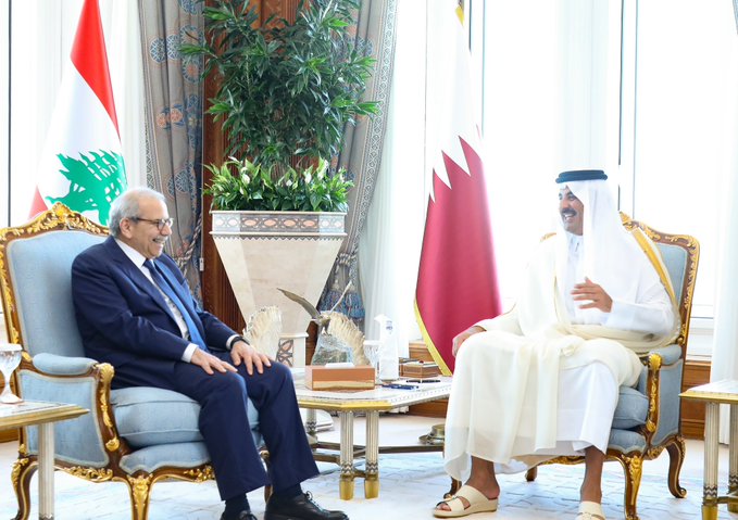 سلام يشكر أمير قطر على الدعم المستمر للبنان