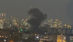 غارة معادية عنيفة بصاروخين تستهدف محيط مسجد القائم في الضاحية الجنوبية لبيروت