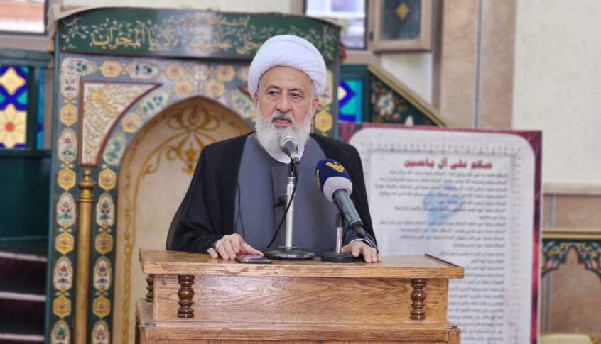 الخطيب: إننا نعبر عن التأييد الكامل لموقف رئيس الجمهورية بالشروع بأخذ مواقف عملية تصعيدية لردع العدوان الصهيوني
