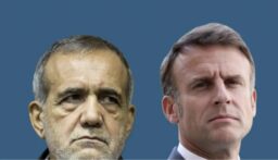 ماكرون: أجريت اتصالًا هاتفيًا مع الرئيس الإيراني بزشكيان
