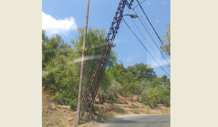 “يازا” طالبت “كهرباء لبنان” بإصلاح عمود كهرباء في وادي شحرور السفلى