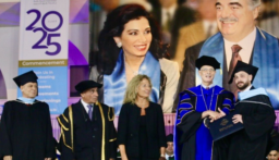 جامعة رفيق الحريري تحتفل بيوبيلها الفضي وتكرم نازك الحريري بدكتوراه فخرية