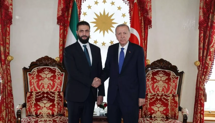 أردوغان يدعو الشرع إلى تجنيب سوريا الصراع الناتج عن التصعيد الإسرائيلي