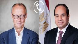 السيسي يتّصل بميرتس: لتوسيع الاعتراف بالدولة الفلسطينية