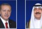 أمير الكويت والرئيس التركي يبحثان تطورات الأوضاع في الشرق الأوسط