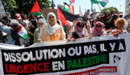 الآلاف يتظاهرون في باريس من أجل إنهاء “الإبادة الجماعية في فلسطين”