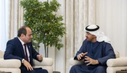 رئيس الامارات عرض والسيسي العلاقات والتطورات… تأكيد على أهمية وقف النار في غزة