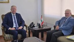 رجّي التقى سفير اسبانيا لدى لبنان الذي أطلعه على التحضيرات المتعلقة بالمؤتمر الدولي لتمويل التنمية المشارك فيه لبنان