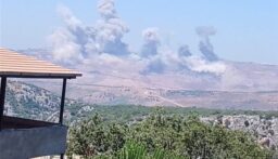 جريح جراء غارات العدو على جبل شقيف