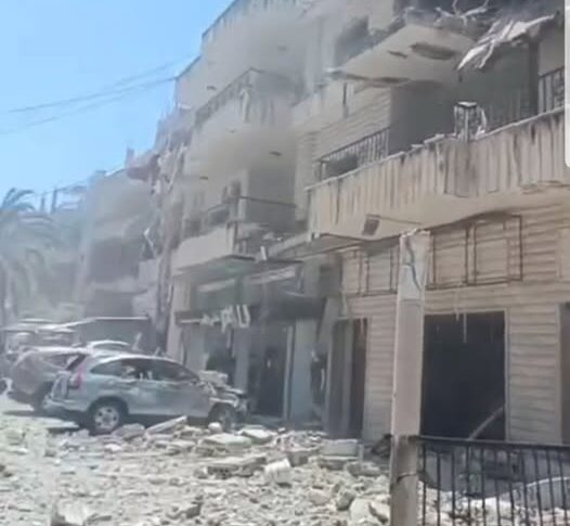شهيدة و4 جرحى مدنيين في العدوان الجوي الذي نفذته مسيرة اسرائيلية على شقة في النبطية
