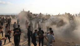 ماكرون وميرتس: حان وقف إطلاق النار في غزة