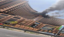 بعد الحريق الضخم بفندق “قلب العالم” في بغداد …الإدارة: لا اصابات والأضرار مادية