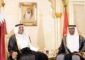 أمير قطر ورئيس الإمارات: لتعزيز مسارات الحوار والحلول الدبلوماسية