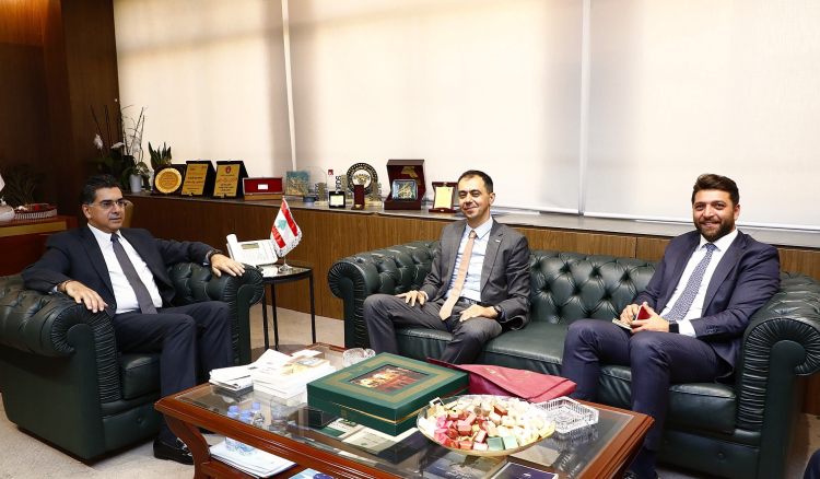 مرقص يحصل على هبة تركية لتلفزيون لبنان ويستقبل وفودا