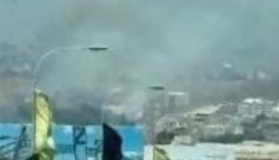 حريق كبير في مكبّ للنفايات في بلدة عنقون.. هل من غارة؟