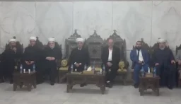 المفتي دريان يزور المسجد الأموي الكبير في دمشق
