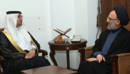 العلامة فضل الله استقبل بخاري والعريضي ووفدا باسم الحريري وشخصيات معزية بوالدته
