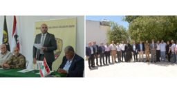 إحتفال في بلدية المطلة بالتوقيع على هبة من البعثة العسكرية الايطالية تتضمن تركيب 240 لمبة كهروضوئية لانارة الشوارع