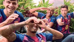 برشلونة يكشف عن قميصه الجديد لموسم 2025-2026