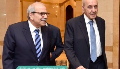 سلام بحث مع بري نتائج زيارة برّاك: الرئيس بري أمس كفّى ووفّى والجو منيح