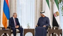الرئيس الإماراتي ورئيس وزراء أرمينيا يبحثان علاقات التعاون بين البلدين