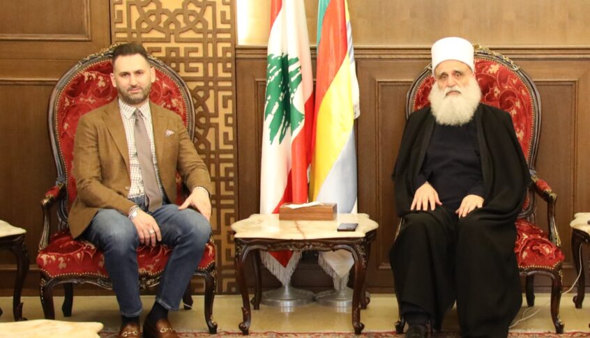 شيخ العقل عرض الاوضاع الراهنة مع رئيس الحزب التقدمي الاشتراكي وزار السيد فضل الله معزياً