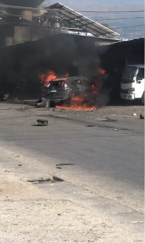 جيش العدو يزعم استهداف عنصر من حماس  في الغارة على العيرونية شمال لبنان