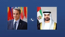 الرئيس الإماراتي يتشاور ورئيس وزراء اليونان في التطورات الإقليمية