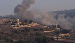 غارة من مسيرة اسرائيلية على طريق مدرسة المبرة في الهرمل ولا اصابات()