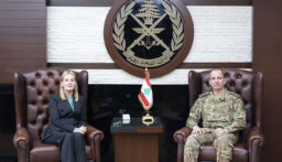 العماد هيكل استقبل لاكروا والسفيرة النروجية