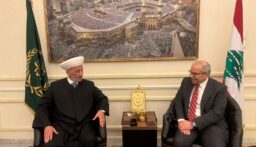 دريان استقبل سلام في دار الفتوى