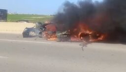 مشاهد للحظة استهداف المنزل المهدد في بلدة كفرتبنيت