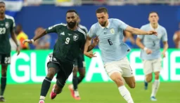 تعادل السعودية مع أوروغواي 1-1 ضمن منافسات الجولة الأولى من المجموعة الثامنة