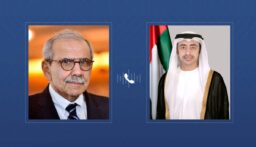 العلاقات وأوضاع لبنان بين وزير الخارجية الإماراتي وسلام