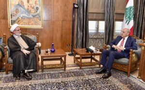 بري استقبل رائد عبد الله والمفتي الشيخ احمد طالب