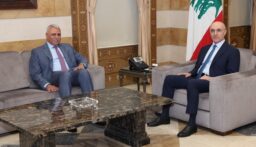 الحجار عرض وشقير الأوضاع الأمنية في البلاد
