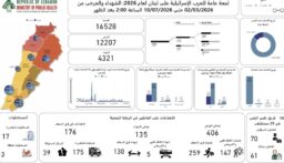 الحصيلة التراكمية للعدوان: 4321 شهيدا و12207 جرحى