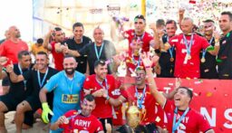 الجيش يحرز بطولة لبنان لكرة القدم الشاطئية للعام 2026