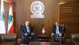 وزير الدفاع استقبل وزير الطاقة شاكرًا دفع المبالغ المتراكمة لكهرباء لبنان