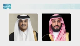 “واس”: بن سلمان يتشاور مع أمير قطر في المستجدات