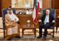 بري استقبل رئيس مجلس الوزراء وزير الخارجية القطري والسفير المصري الجديد لدى لبنان