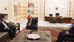 سلام استقبل محافظ النبطية