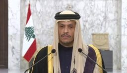 رئيس مجلس وزراء قطر من قصر بعبدا: ندعم الخطوات التي تتخذها الدولة اللبنانية وانسحاب جيش الاحتلال الإسرائيلي من الأراضي المحتلة