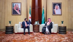 ولي العهد السعودي يلتقي الشرع
